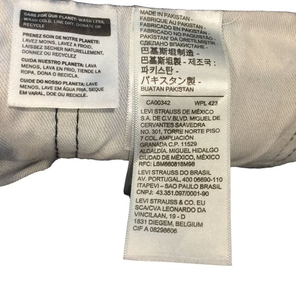 LEVIS 550 Relaxed 36 x 30 Stretch Men's Jeans Dark Wash Loose through the Thigh - Picture 5 of 6